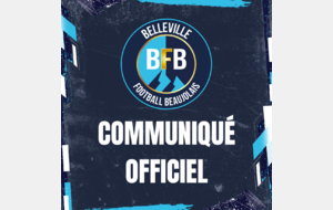 COMMUNIQUÉ OFFICIEL