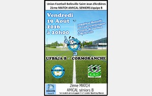 SENIORS B UFBSJA - CORMORANCHE