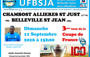 CHAMBOST ALLIERES - SENIORS A UFBSJA