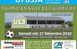 Tournoi en salle U13 qualificatif
