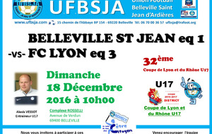 COUPE de LYON et du RHONE U17  