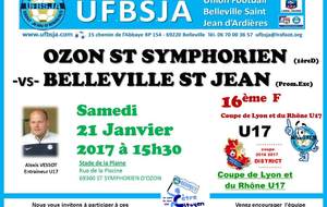 COUPE de LYON et du RHONE U17   