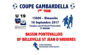 COUPE GAMBARDELLA - 1er tour