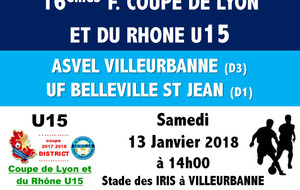 COUPE LYON/RHONE U15 - 16ème 
