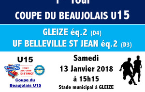 COUPE DU BEAUJOLAIS U15.2 - 1er Tour