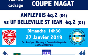 COUPE MAGAT tour de cadrage  - séniors équipe 2