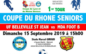 1er tour COUPE DE LYON ET DU RHONE SENIORS