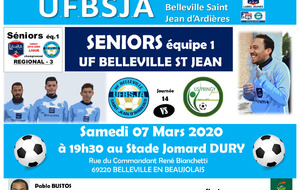 SENIORS 1 UFBSJA  - PRINGY