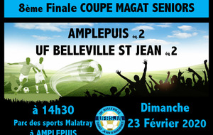 8ème Finale COUPE MAGAT SENIORS