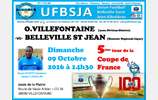 Coupe de France Séniors -  le 5eme tour ce dimanche 09 Octobre