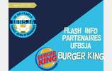 Flash action partenaires ufbsja - BURGER KING