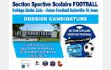 RAPPEL CANDIDATURE SECTION SPORTIVE FOOT COLLEGE