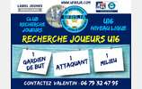RECRUTEMENT : U16 Ligue RECHERCHE 1GB / 1AT / 1M