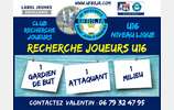 RECRUTEMENT : U16 Ligue R2