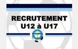 RECRUTEMENT futurs U12 à U17 saison 2021/2022