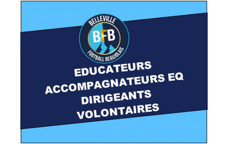 Educateurs - Accompagnateurs équipe - Dirigeants - Volontaires - 
