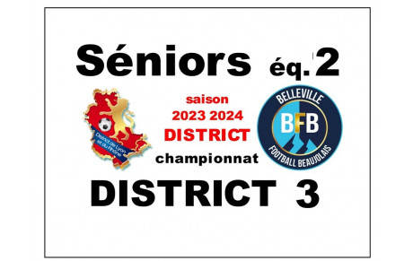 SENIORS éq 2 DISTRICT 3