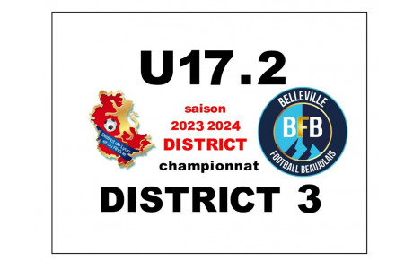 U17 éq 2 DISTRICT 3