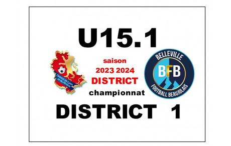 U15 éq 1 DISTRICT 1