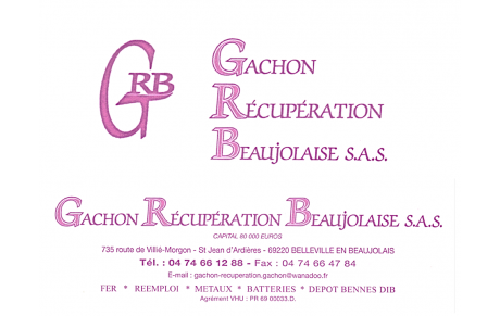 GACHON RECUPERATION BEAUJOLAISE